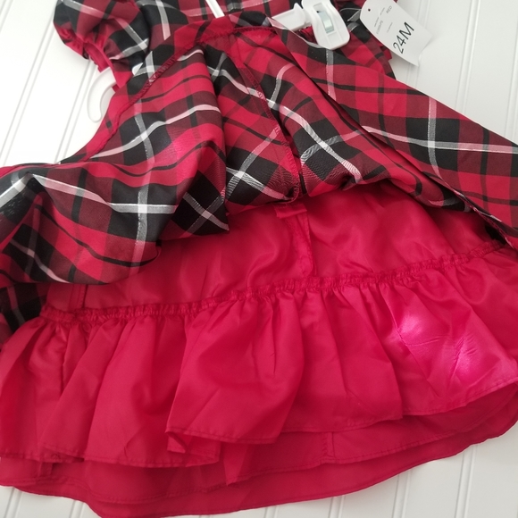 Bonnie Jean Red Plaid Dress - Picture 5 of 8